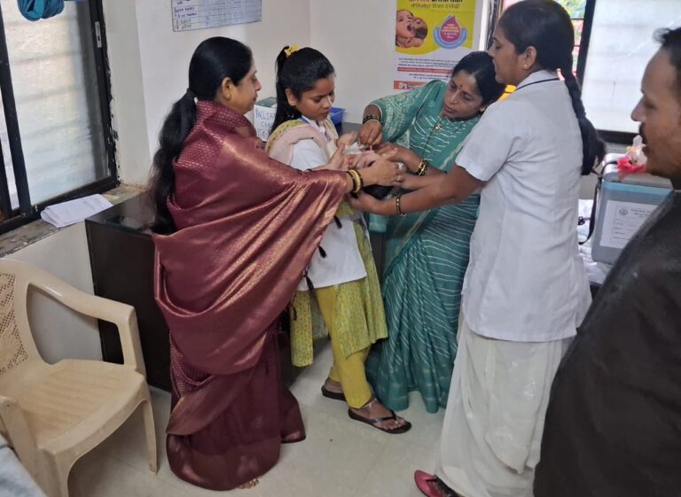 पाचगणी प्राथमिक आरोग्य केंद्रात पल्स पोलिओ मोहीम संपन्न : पर्यटन स्थळवरील पर्यटक मुलांसाठी चार केंद्रावर डोस