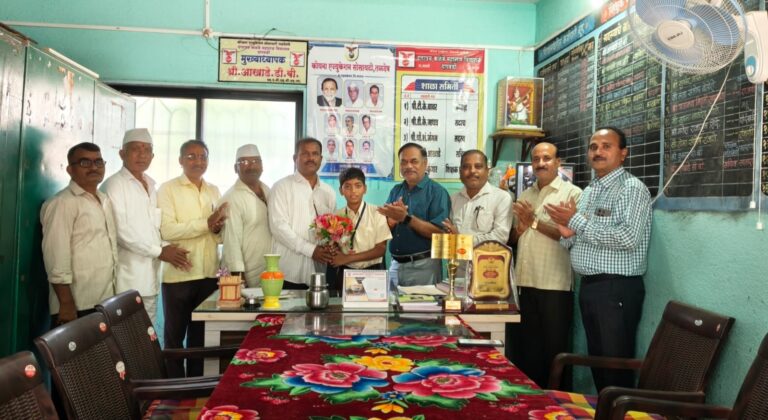 दत्तात्रय कळंबे महाराज विद्यालयाच्या गुणवत्तेच्या परंपरेत आणखी एक मानाचा तुरा; सार्थक गोळेचे शिष्यवृत्ती परीक्षेत घवघवीत यश