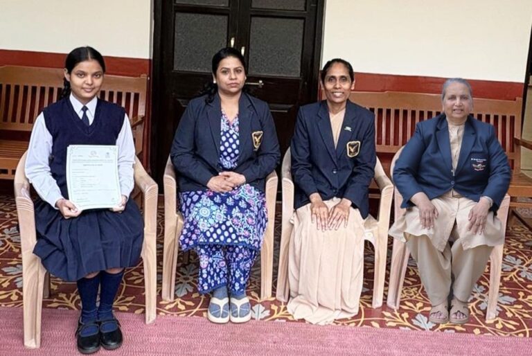 आय सी एस ई परीक्षेत ‘सेंट जोसेफ’च्या साई वाणीचे उज्ज्वल यश; ‘सर्टिफिकेट ऑफ मेरिट’ने सन्मानित
