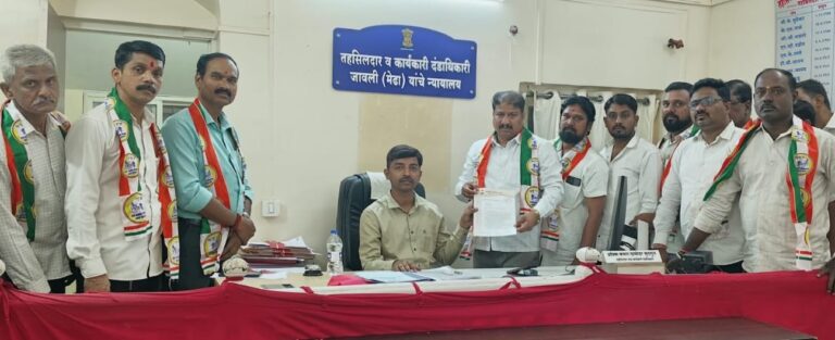 जावलीचा बीड होवू नये.!  अनाधिकृत गौण खनिज उत्खनाला चाप लावा. !  राष्ट्रवादी काँग्रेसची मागणी.