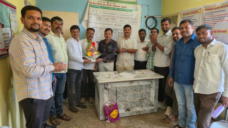 महाबळेश्वर कृषी अधिकारी संघटनेच्या तालुकाध्यक्षपदी संतोष जगताप